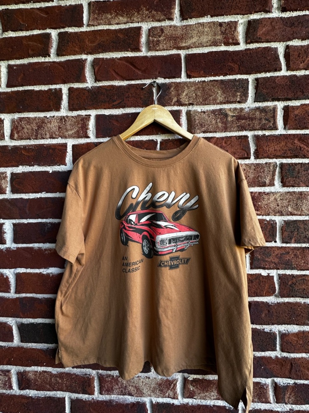 Chevy Graphic Tee - Brown Car Shirt